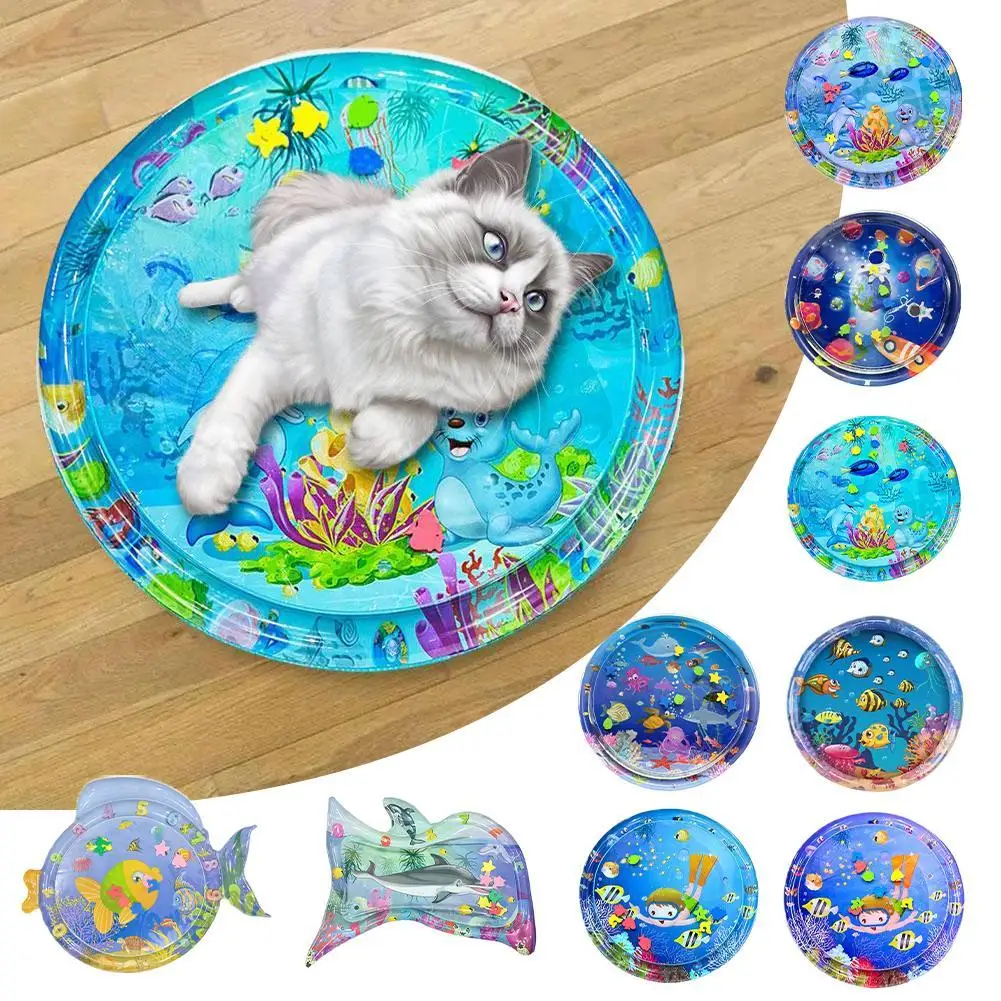 Pet Water-filled Pad For Cooling In Summer Cat And Dog Water Bed Sleeping Ice Pad Breathable Cool Scratch-resistant And Washable