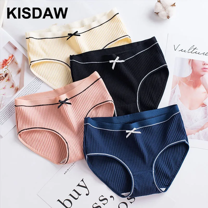 5 Pcs/Set Teen Girls Cotton Underwear Panties Briefs  Underpants Comfort Underwear Briefs Multipack