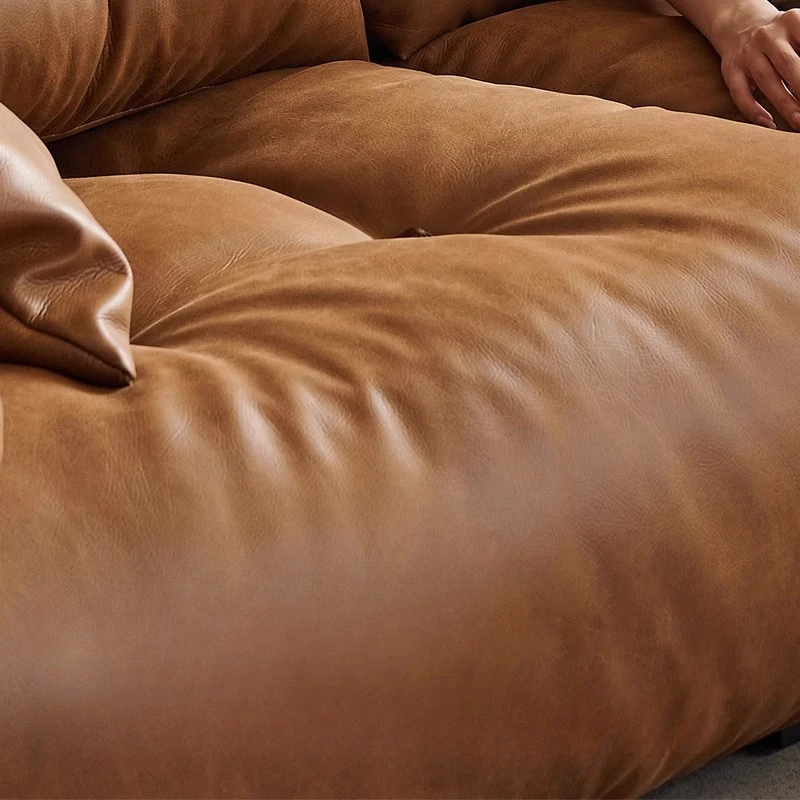 Роскошный двухместный электрический диван, прочный полноразмерный коричневый ленивый стул с откидной спинкой, дизайнерская мебель для сна Woonkamerbanken