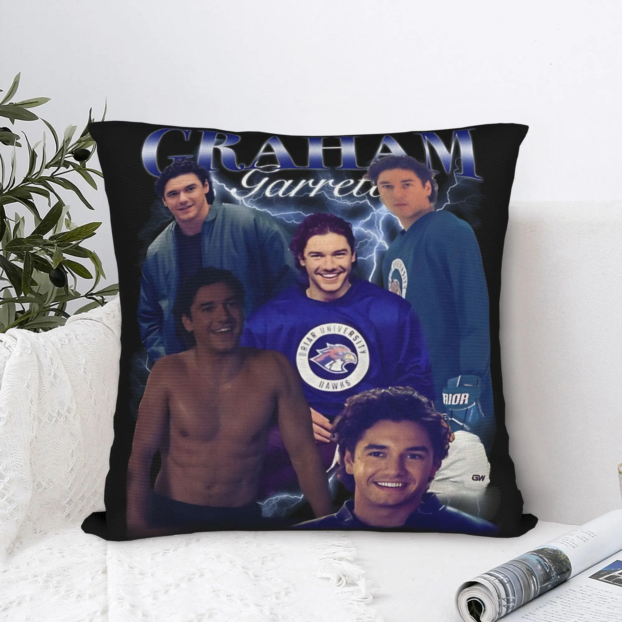 Off Campus Garrett Graham  Pillow Case  Graphic Pillow Cover For Chair Sofa Home Decor Vintage Cushion Cover