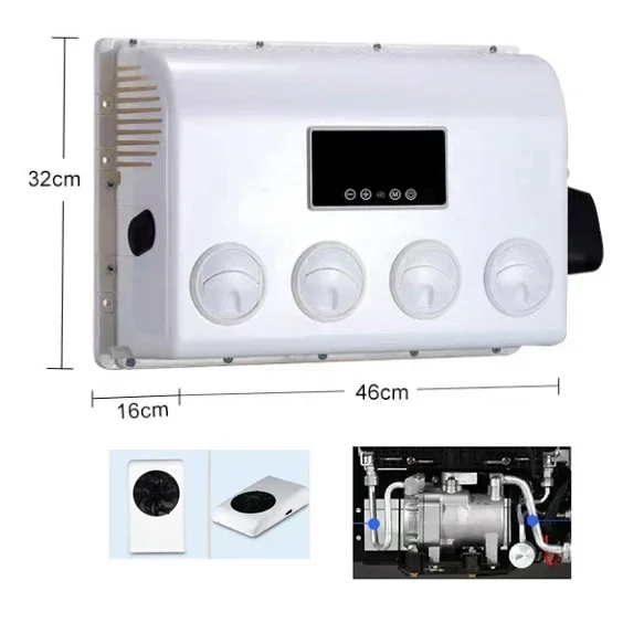 Wholesale ACTECmax 1800W 2000W Split 12v Truck Air Conditioner RV DC 24V Parking Cooler AC.161.066 Vans Car 24V Air Conditioner