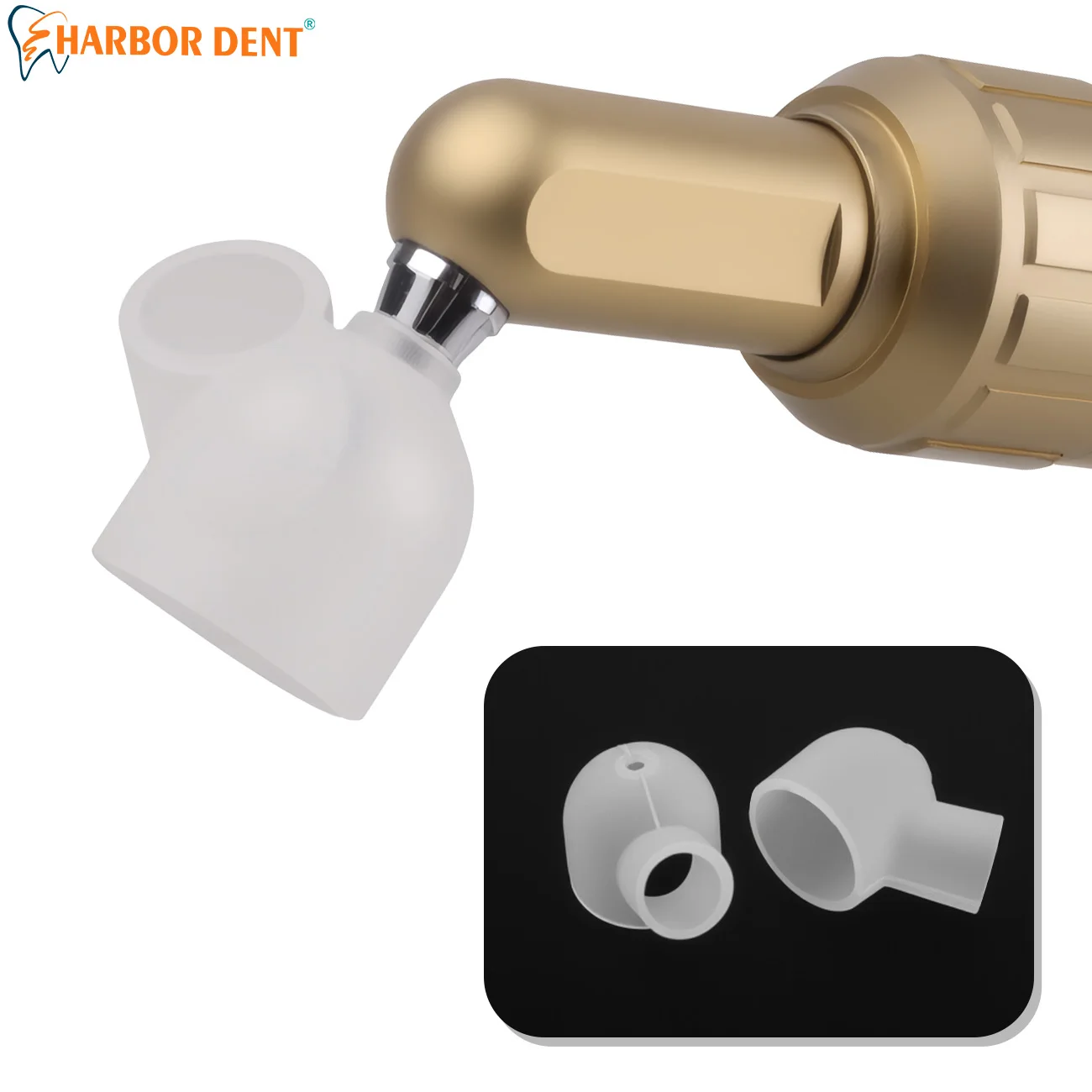 

2/10PCS Dental Tiny Cover For Sandblasting Polisher Sandblaster 134℃ Autoclave Dust Proof Cap Dentistry Spare Parts