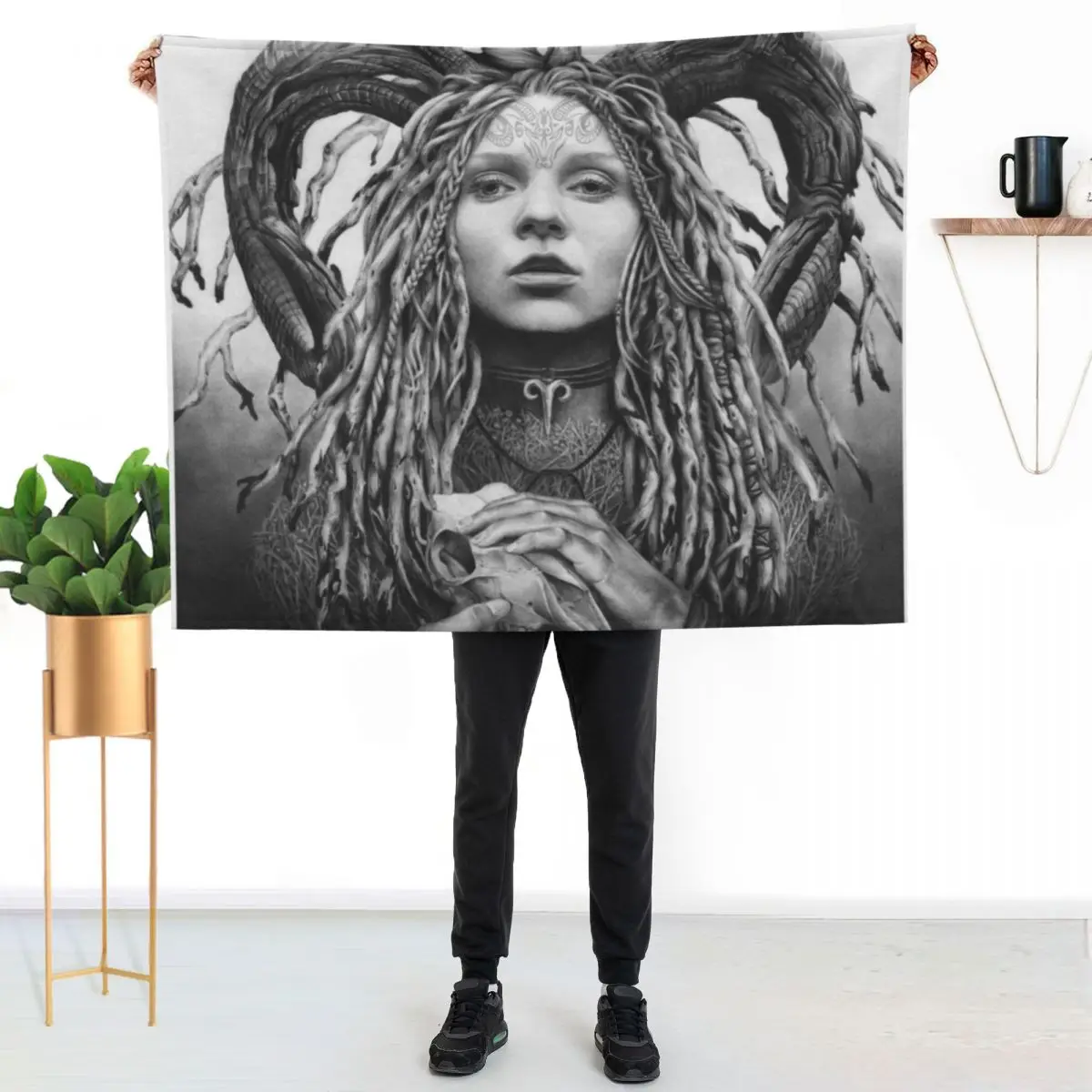 

Aries Throw Blanket Soft Bedroom Blanket for Night Sleeping