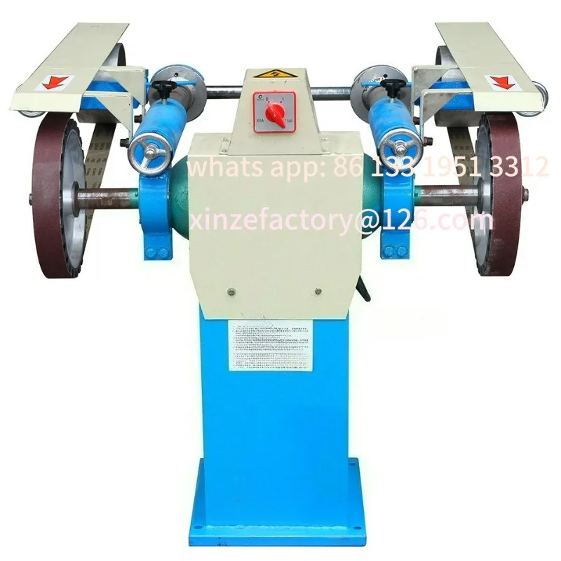 

Vertical double station belt sanding e sanding machine polishing multi-functional belt sanding machine