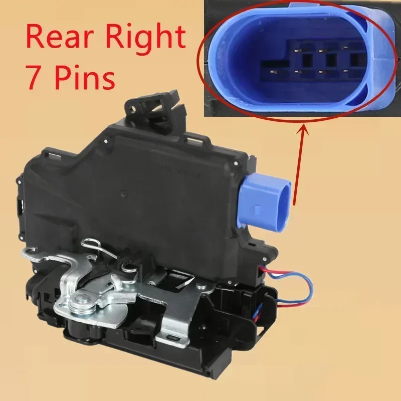 Siłownik zamka drzwi do VW Caddy Golf V IV Jetta Touran Touareg Skoda Octavia Seat Altea Toledo 3D 1837015 3D 1837015   3D 1837016 — zdjęcie 7