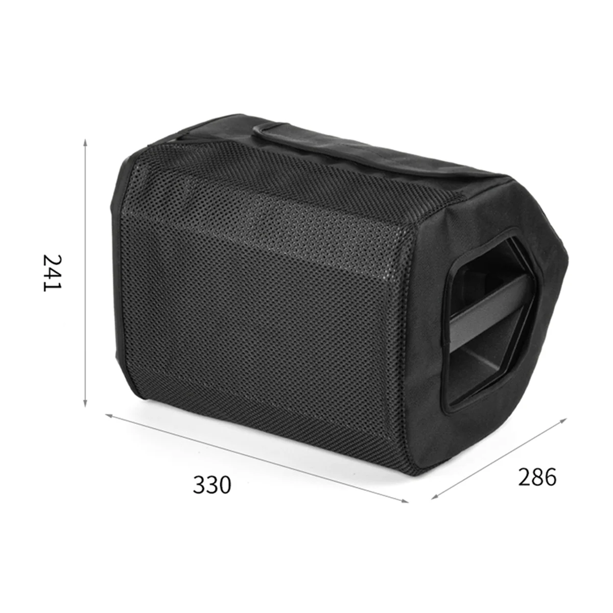 2 Pcs for Speaker Dust Cover Speaker Twill Nylon Dust Cover Side Buckle Adhesive Opening Design