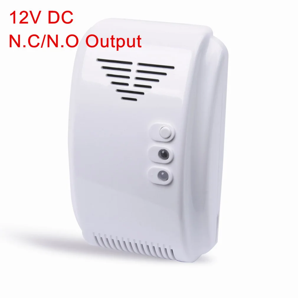 12V Gas Detector Alarm Propane Butane LPG Natural Motor Sensor Home Camper Natural Gas Liquefied Gas LPG LNG Leakage Alarm Detec