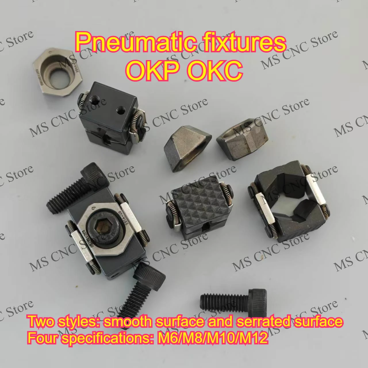 OKC OKP CNC Camera Clamp Fixture Clamping Screw Precision Machining Tooling Accessory for Milling Machine Workholding M6 M8 M10