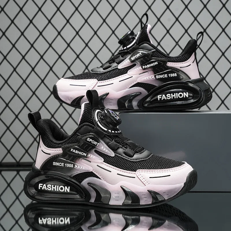 

Теннисные кроссовки для бега для мальчиков, новая детская спортивная обувь, кроссовки для мальчиков, черные сетчатые летние дышащие детские повседневные туфли