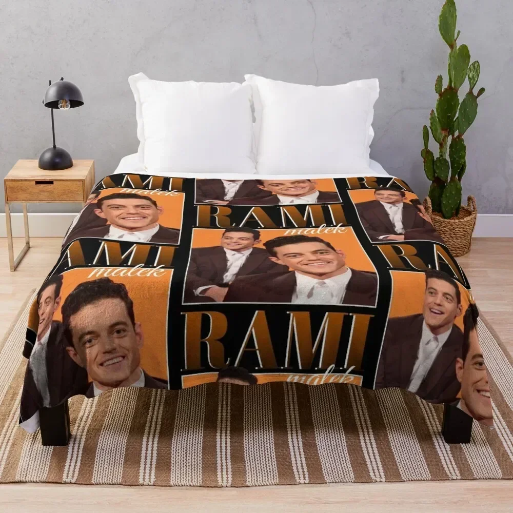 

90's Vintage Malek Throw Blanket Flannel Fleece Soft Warm Throw Blanket