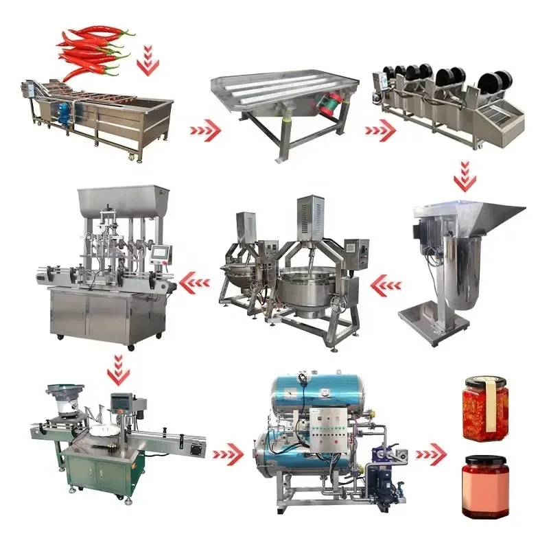 Sale Chili Paste Making Machine / Pepper Sauce Making Line / Pepper Sauce Production Line