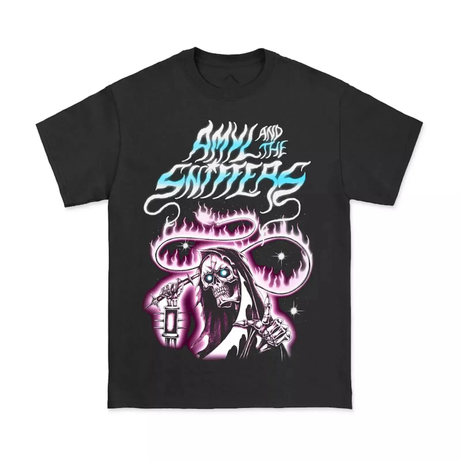 Amyl and The Sniffers Reaper T-shirt Black Unisex All Sizes S-5XL