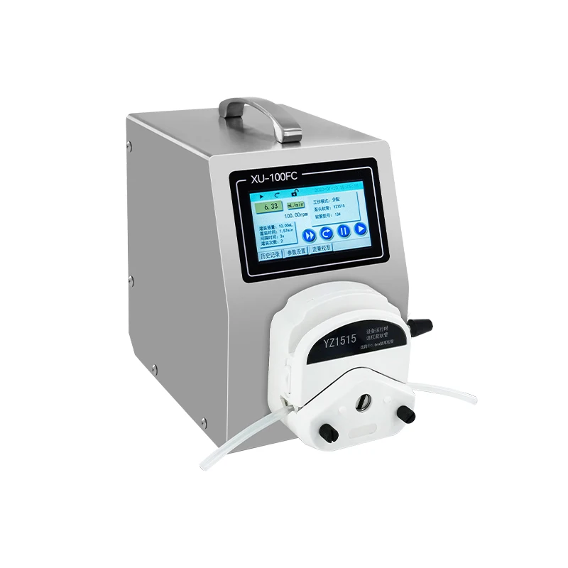 Laboratory Distribution Peristaltic Pump High Precision Liquid Transfer Filling Machine Electric Intelligent Metering Pump