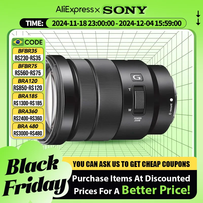 Sony Objektiv Sony E 18-105mm F4 G Oss Power Zoom große Blende spiegelloses Kamera objektiv für A6000 A6400 A6600 A7 III Sony 18 105g