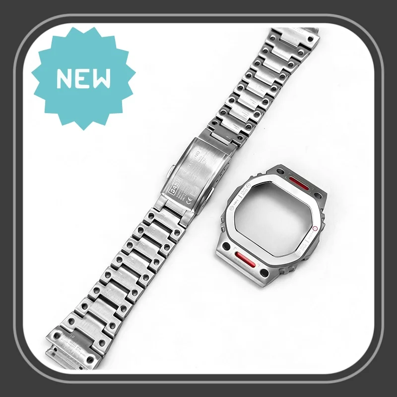 

G-SHOCK Customisation Kits for DW5600 GW5000 Series - Titanium & Stainless Steel Strap And Case Accessories