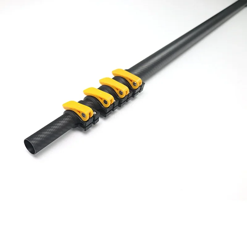 Carbon fiber telescopic rod multi-purpose lamp pole 9m 10m 12m tall branch saw telescopic rod garden trimming telescopic rod