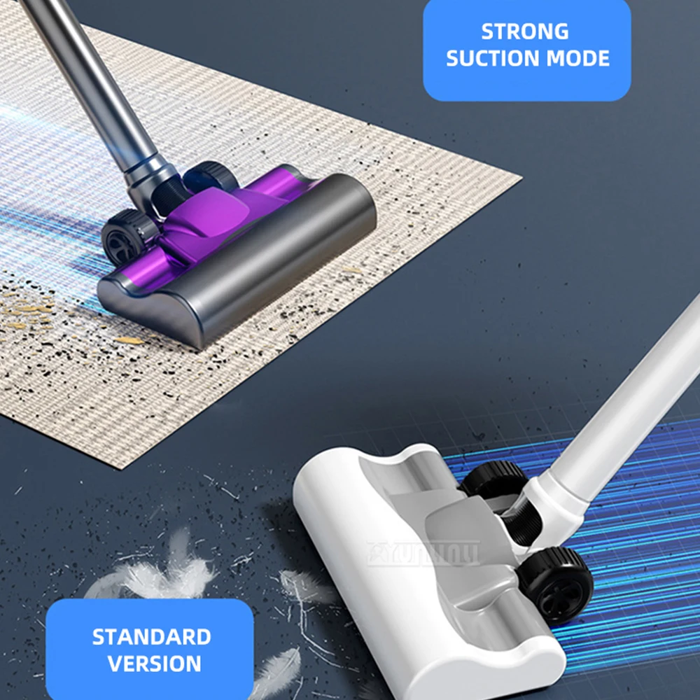 가정용 무선 진공 청소기, 초강력 15000Pa 흡입력 - 세척, 흡입 및 물걸레질을 하나로
