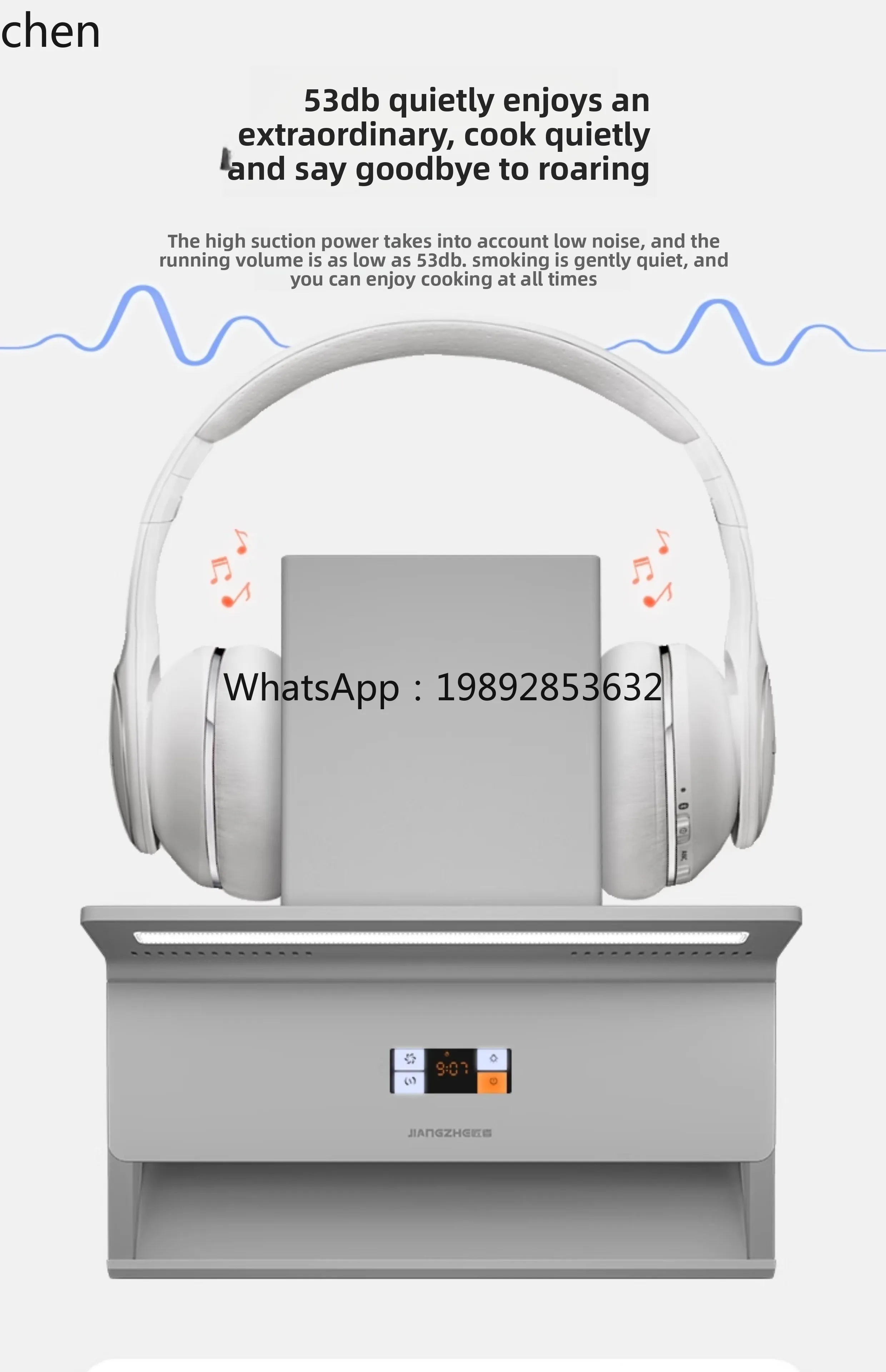 kitchen large suction top side double suction silent smoking oil suction machine stove