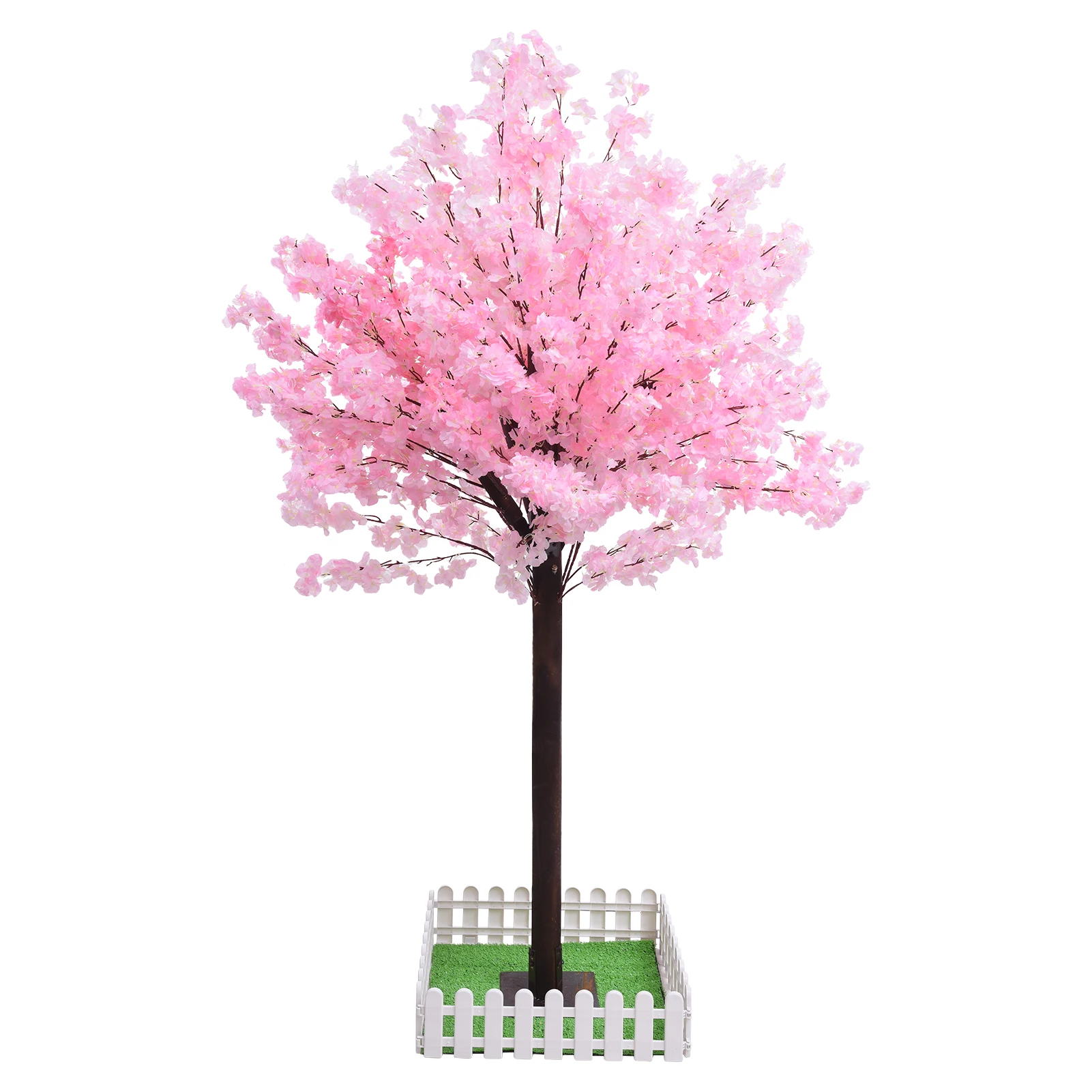 

6 Ft Artificial Tree, Handmade Faux Cherry Decor for Indoor, Outdoor, Wedding, and Party Settings