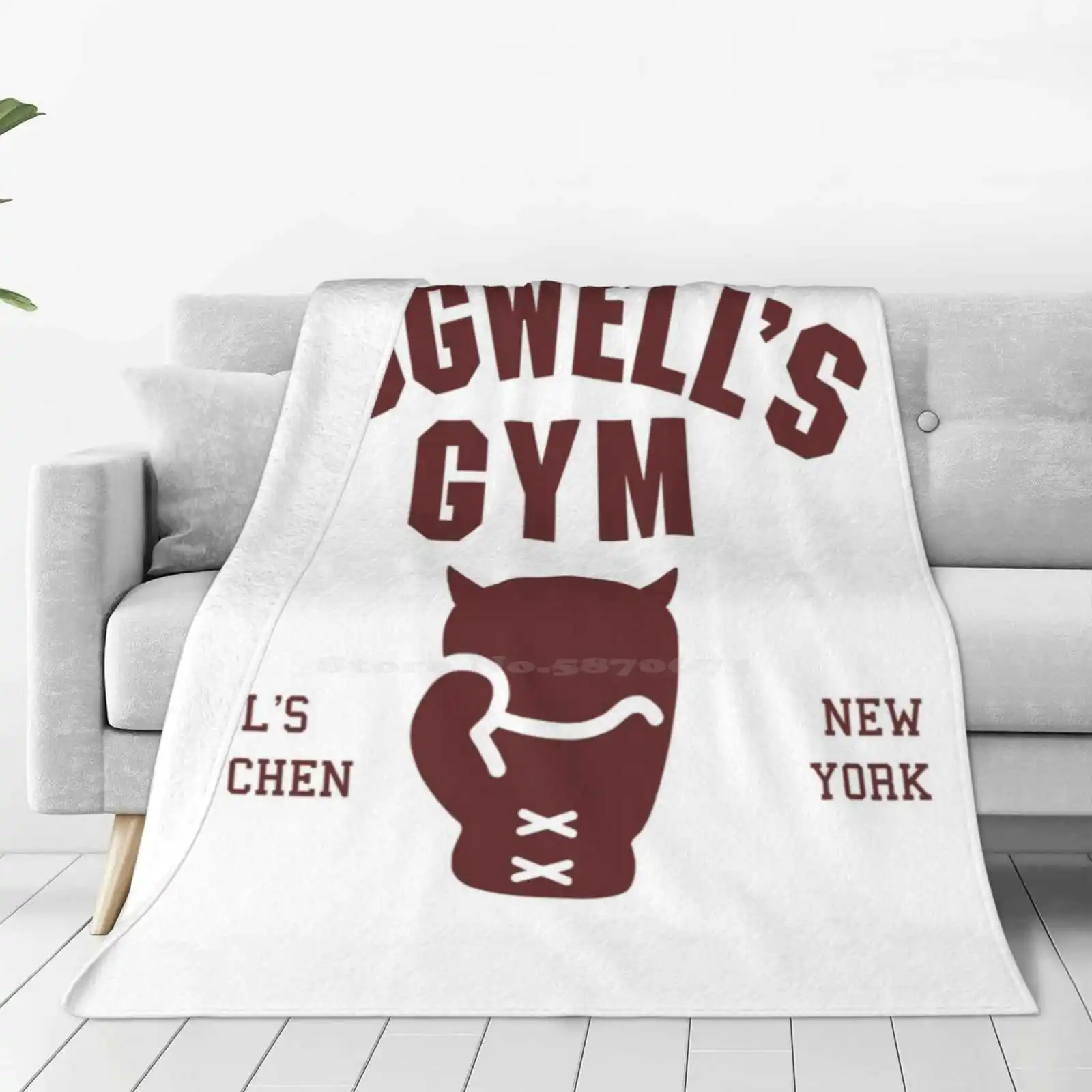 Fogwell'S Gym Trend Style Funny Fashion Soft Throw Blanket Matt Murdock Battlin Jack Murdock Devil Of Hells Kitchen New York