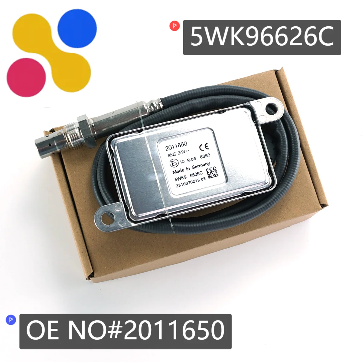

5WK96626C 2011650 1793380 1836061 NOX Sensor Nitrogen Oxygen Sensor For DAF 24V Truck 5WK9 6626C