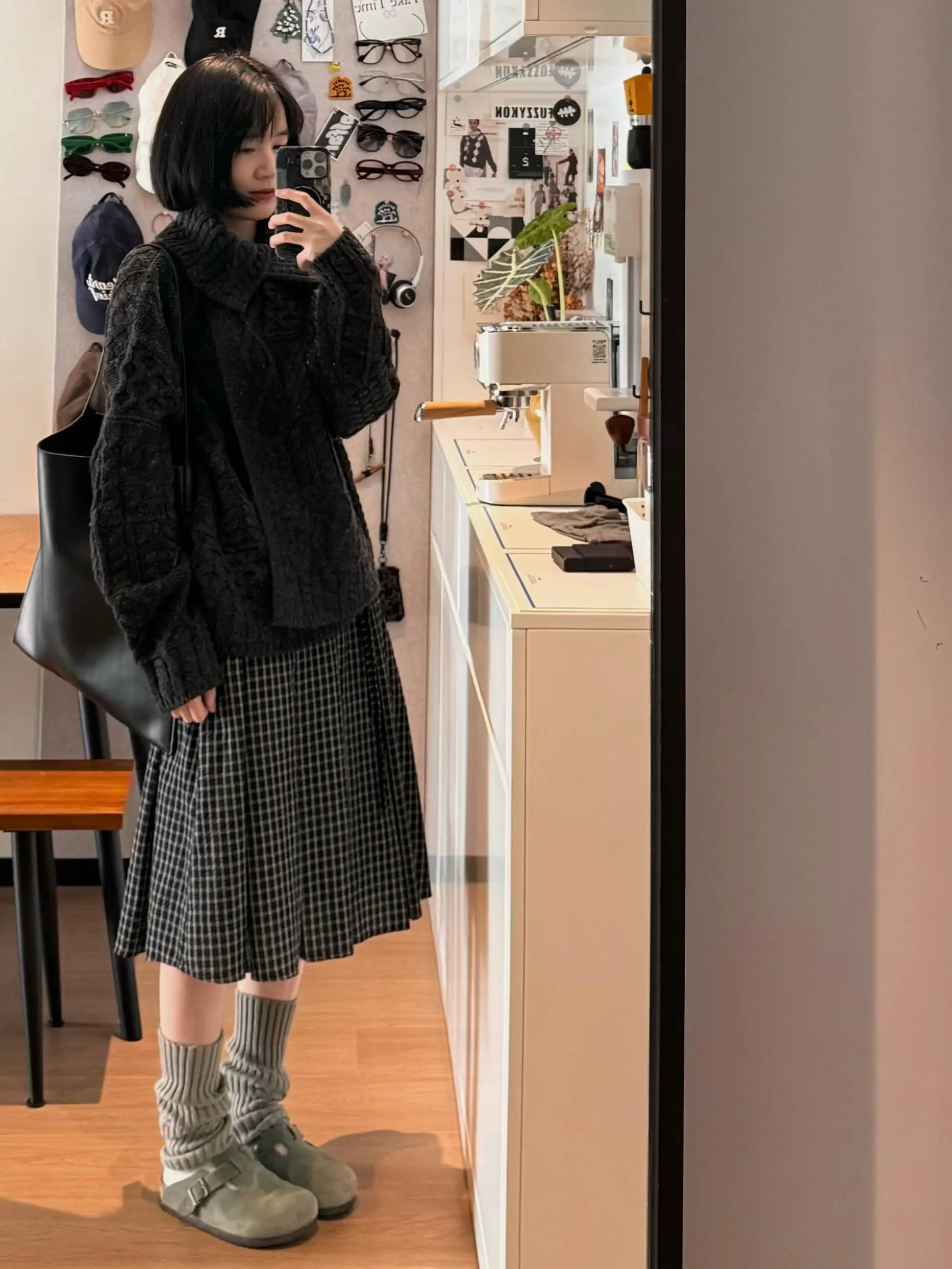 High Waist Plaid Pleated Skirt Women's Casual High Quality Midi Skirt City Commuting Daily Travel Fashionable Autumn Winter N...