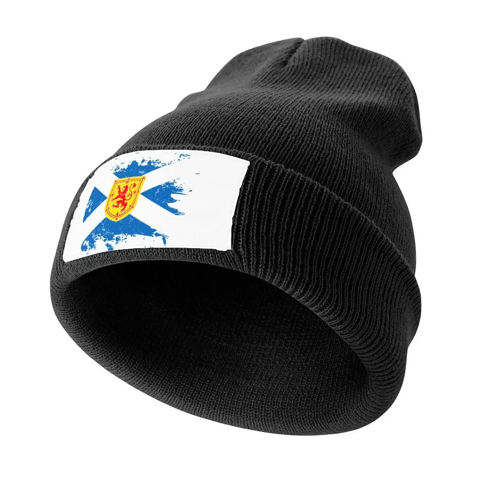 

Scotland flag coat of arms Knitted Cap Uv Protection Solar Hat derby hat Woman Men's