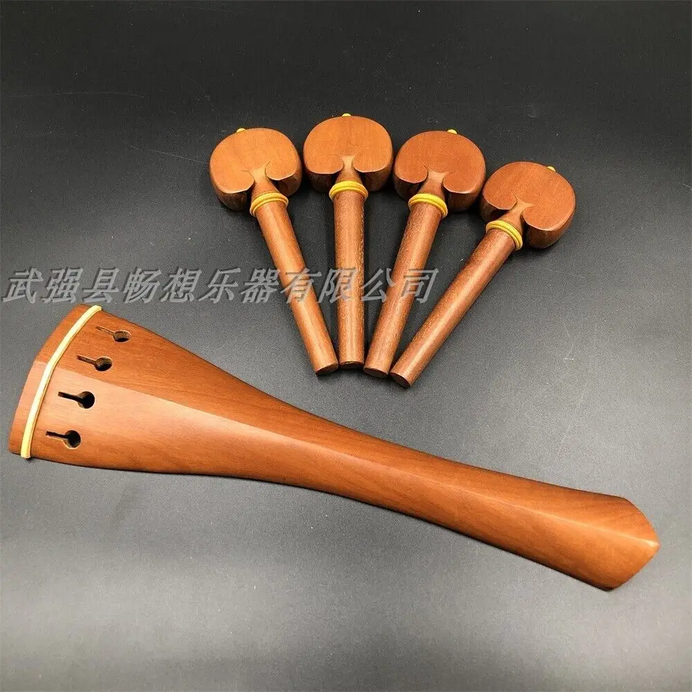 1set new 4/4 cello parts Jujube wood tailpiece and 4pcs pegs