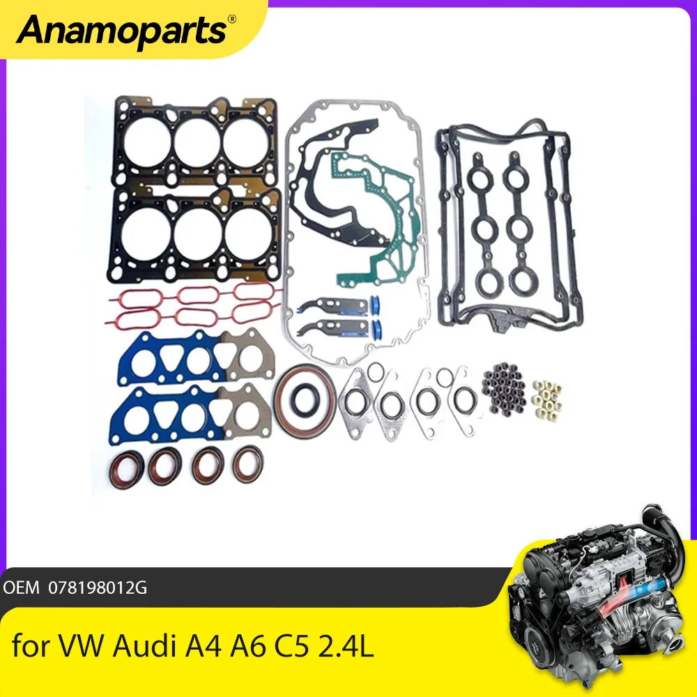 Kit de Reparación de Motor Completo con Juntas para VW Audi A4 A6 C5 2.4L – Evaluación Técnica y Experiencia Real con el Número de Artículo 8980747460