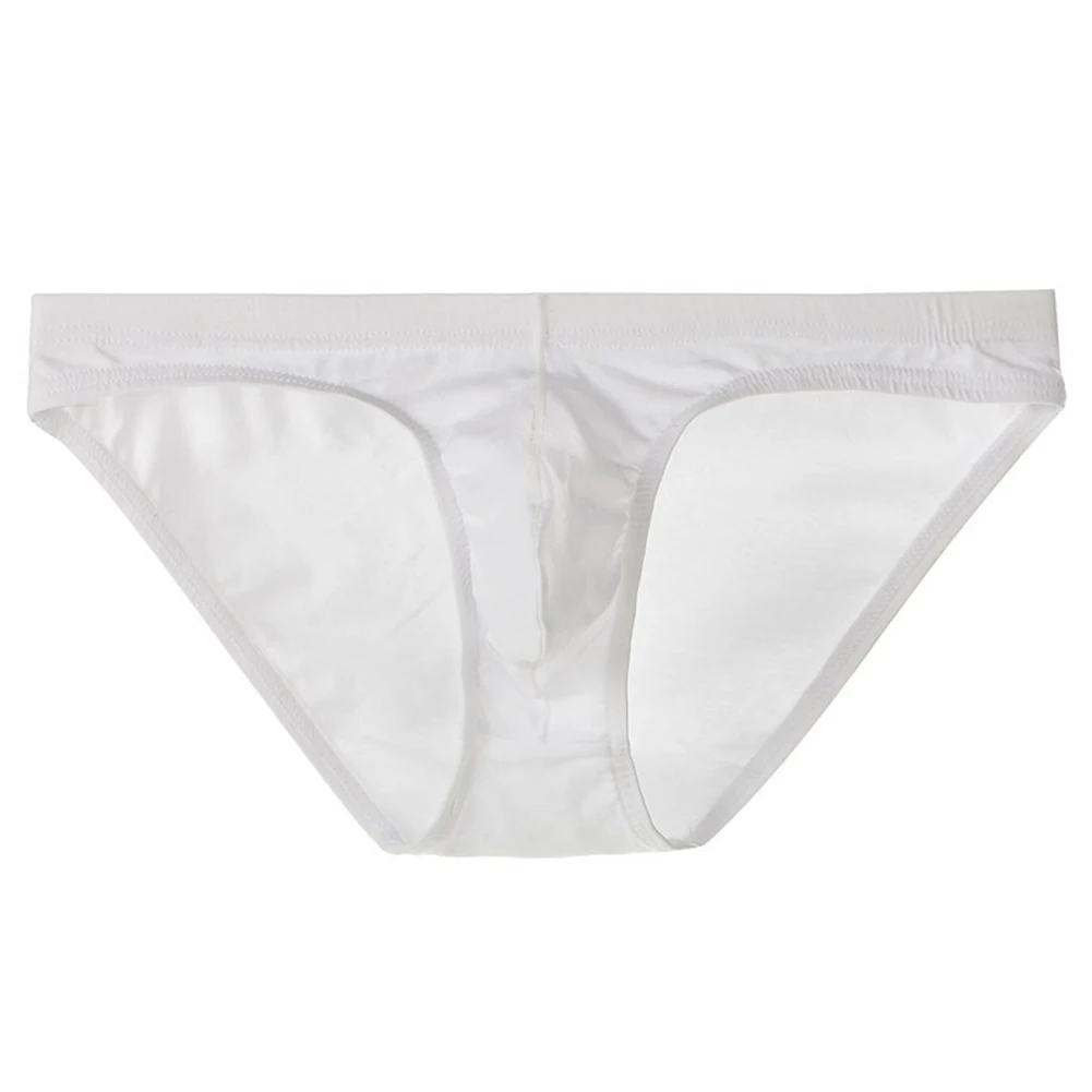 1pc Mens Cotton Breathable Absorbsweat Briefs See Through U Shape Pouch Sexy Briefs Underwear Low Rise Underpants