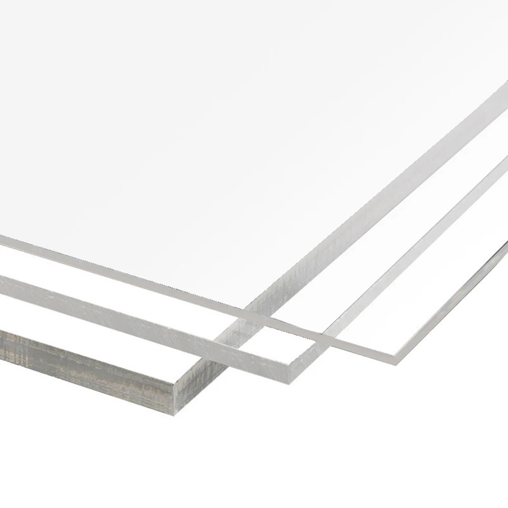 Pannello acrilico Pannello acrilico in PVC Strumento fai-da-te Facile da tagliare e modellare Materiali modello di tavolo con sabbia in plastica Trasparente per