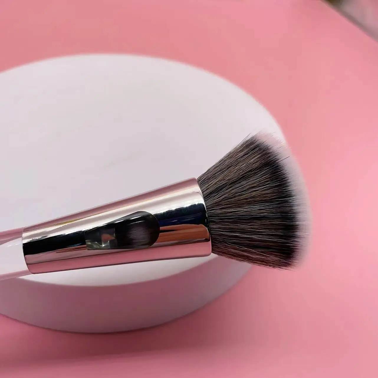 YLovely 4in1 Travel Foundation Brush Blush Blending Brush Powder Buildable Dual Ended Makeup Tools