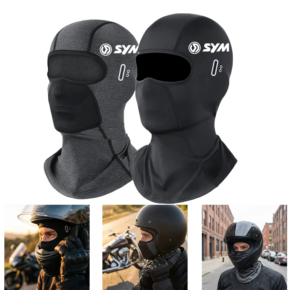 

Cycling Cap Summer Cooling Motorcycle Balaclava Hats Sun UV Protection Winter Keep Warm For SYM Jet14 Jet125 Jet150 50 SYMNH T