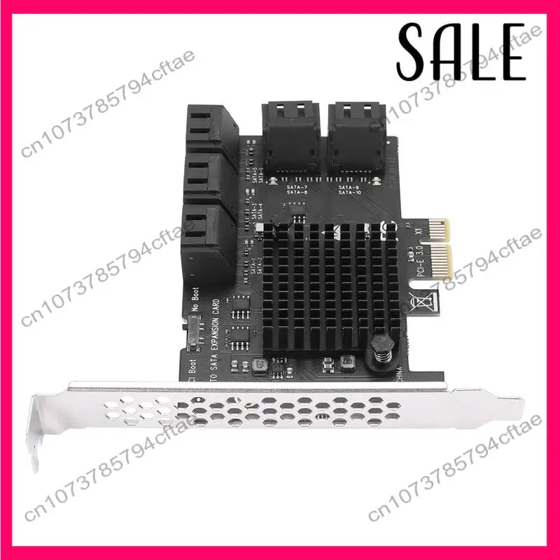 

-A12R 10-портовый SATA 3.0 к Pcie X1 Карта расширения PCI Express SATA Адаптер SATA3 6G Конвертер с радиатором для Windows
