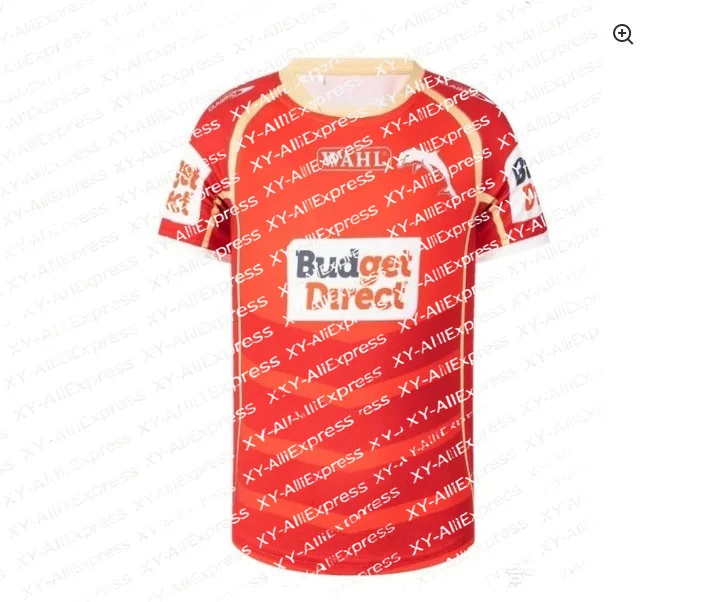 Summer New Dolphins NRL Jersey Family Matching Y2K Star Chasing T-shirt Suitable for Daily and Training Wear