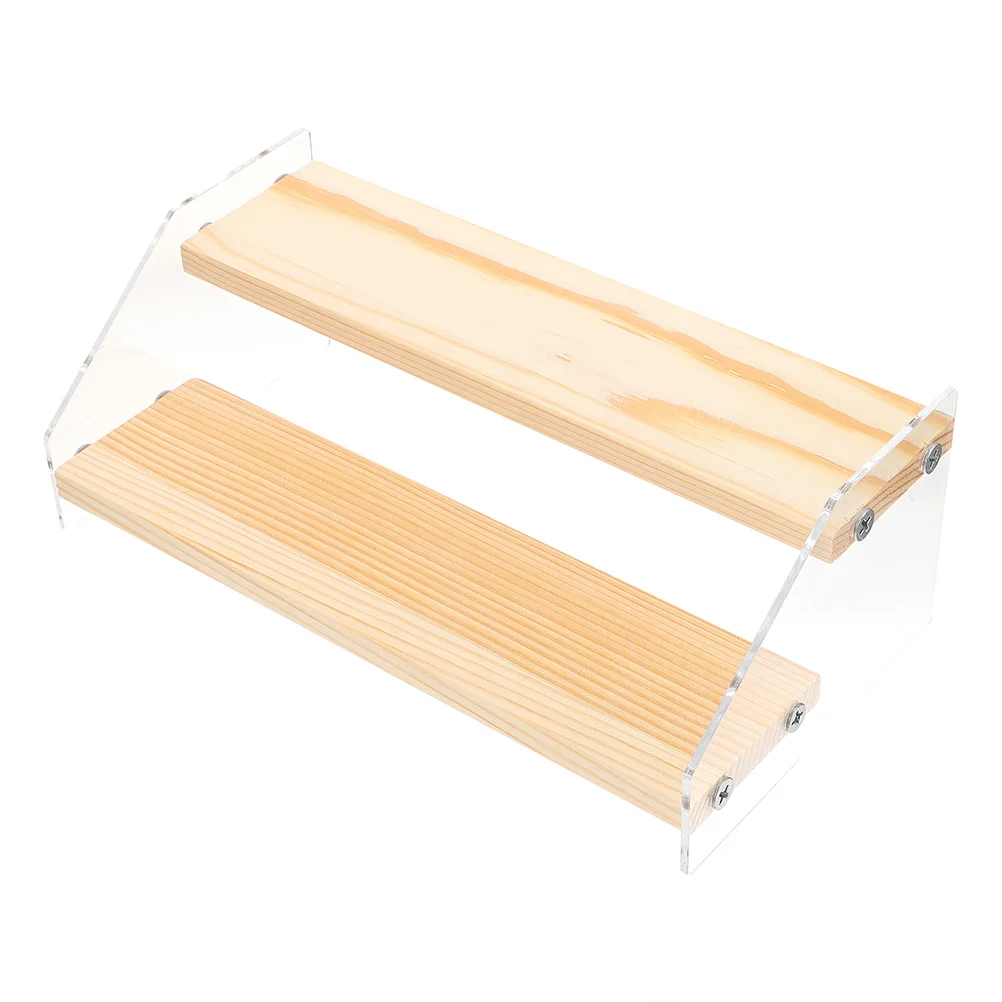 

Aesthetic Display Stand Cake Home Cosmetics Rack Acrylic Dessert Clear Makeup Organizer