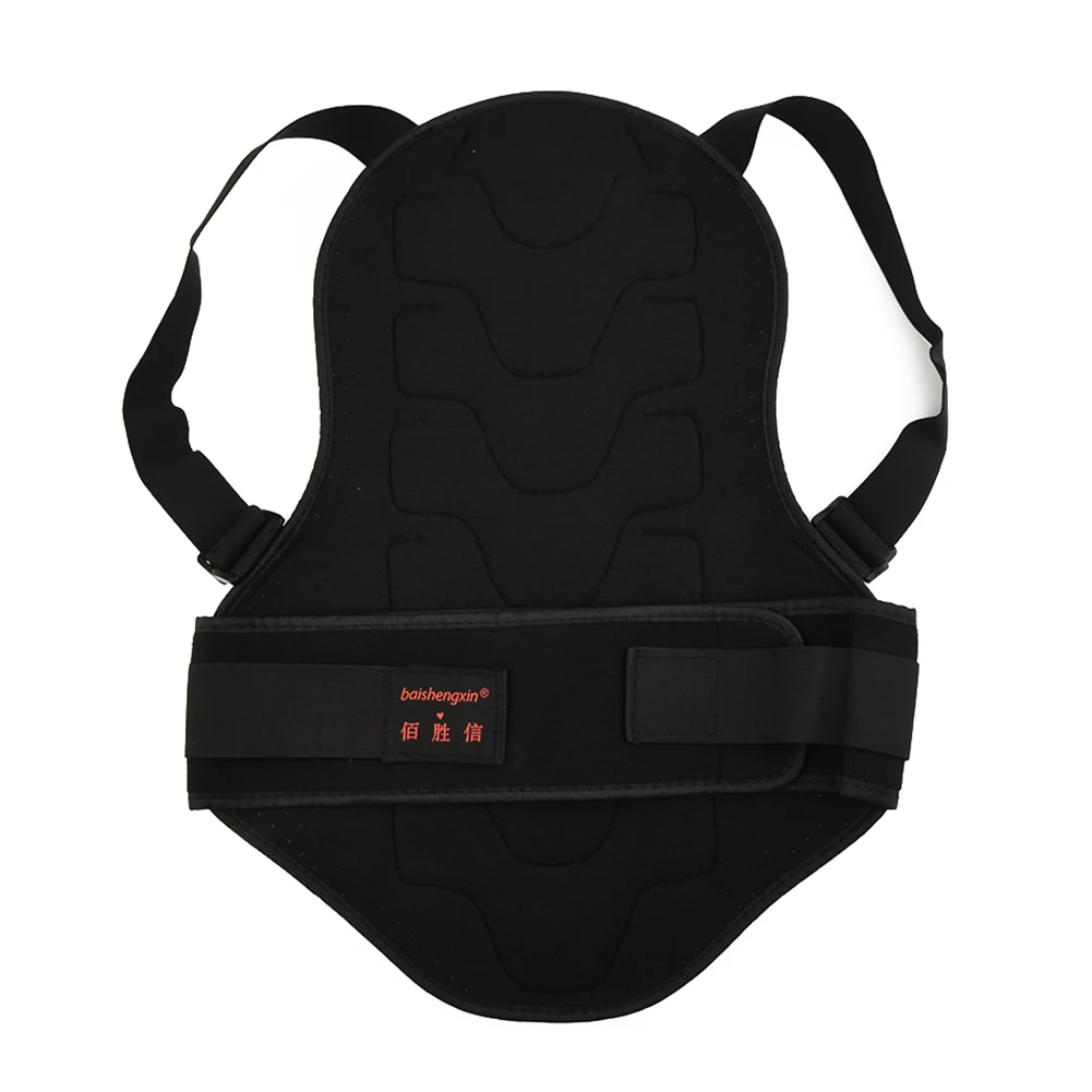 واقي خلفي خفيف الوزن للدراجات النارية مع رغوة مسامية وحزام حماية قابل للتعديل لركوب الخيل #4