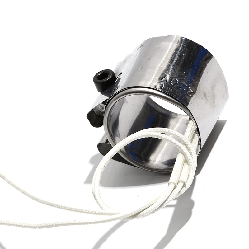 LUJINXUN السيراميك التوصيل الميكا الفرقة سخان 25x25/30 مللي متر 35x45/60 (IDxH) الفولاذ المقاوم للصدأ ارتفاع درجة الحرارة سلك AC220V 60 واط-200 واط 2 قطعة/الوحدة