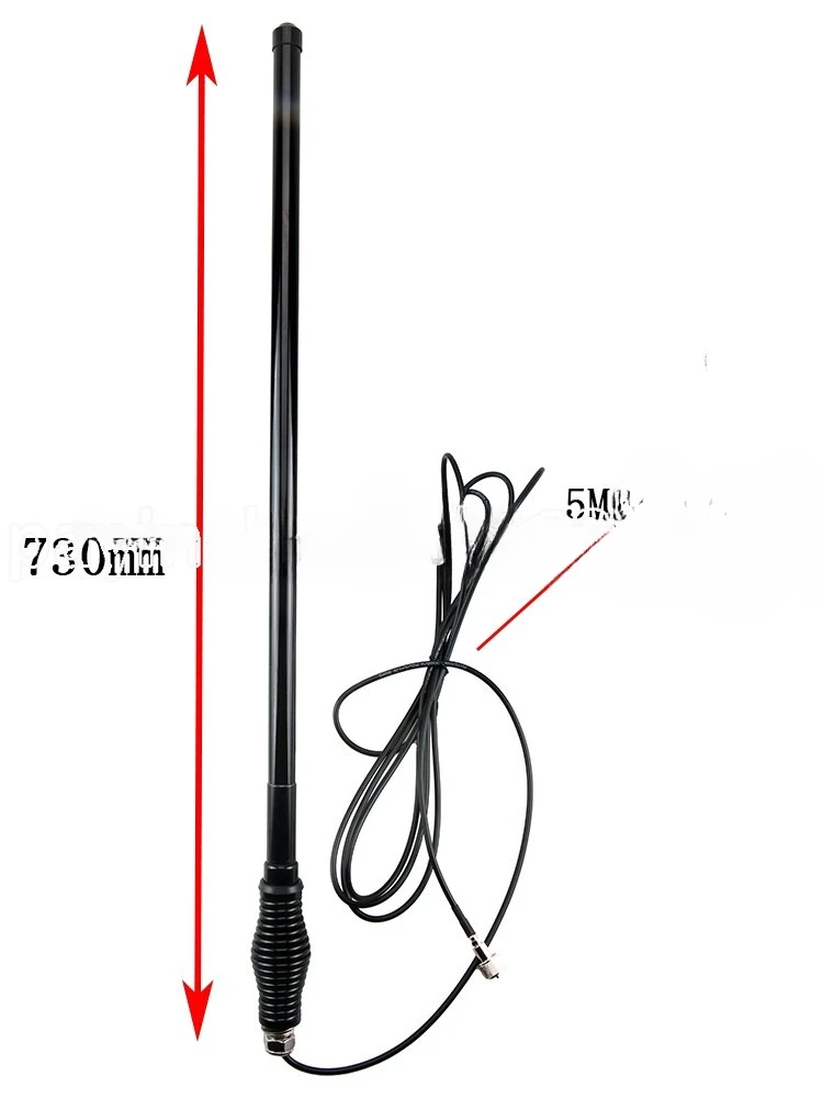 Antena nadawczo-odbiorcza pojazdu terenowego zmodyfikowana antena GME dla bydła ozdobna gruba antena 0.7/1.2 M