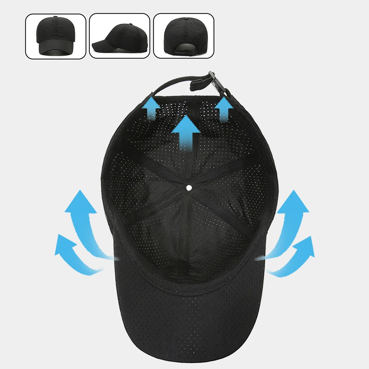 Men's Crossbody Bag, Convenient Chest Bag, Shoulder Bag, Popular Multifunctional Sports Backpack, Paired with a Baseball Cap