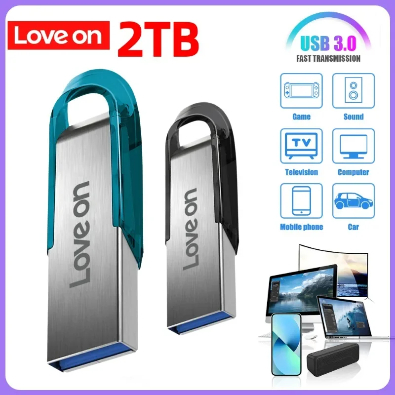 2tb USB 3.0 Flash Drive High Speed Pen Drive 1tb Usb 3. 0 Memory Stick 512gb Cle Usb 128GB Flash Pendrive Metal Memoria Usb Disk