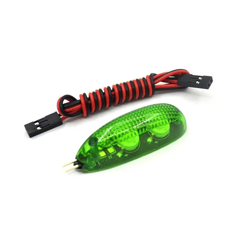 RC Drone 3W 5V/12V Rosso/Verde/Bianco/Blu Luce notturna di navigazione intelligente con kit cavi Pezzo di ricambio per RC Racing Drone FPV