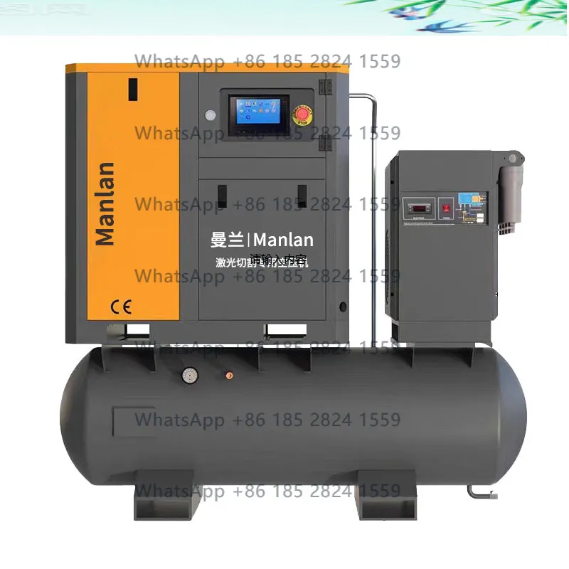 Special screw air compressor for la ser cutting Integrated high pressure 13kg16kg air four-in-one air compressor