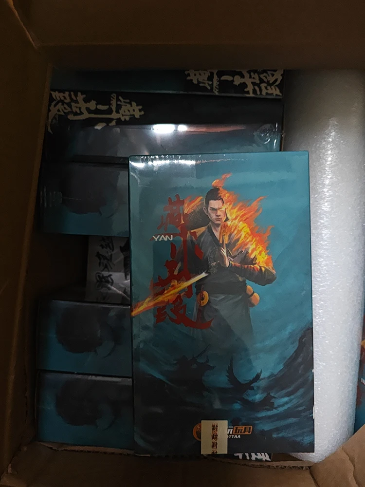 مجموعة NOTTAA 1/12 سلسلة Yaomo المغلفة بالأسطورة السوداء Yan Xiaoxia لهب تأثير خاص زخرفة الرأس 6 بوصة تمثال فاخر #6