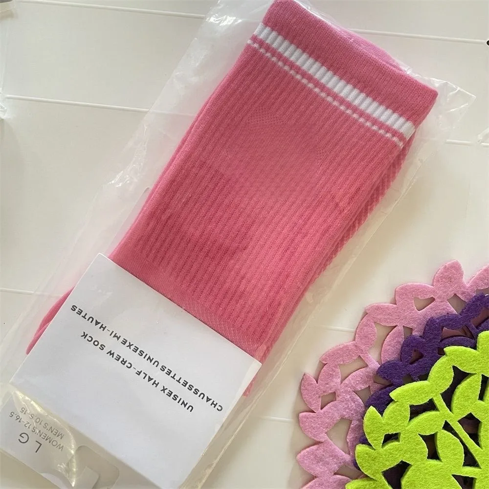 2025 시즌 유니섹스 중간 길이 양말 요가 양말 여성용, 필라테스 양말, 운동용 스포츠 양말, 피트니스 짐 운동 러닝 양말