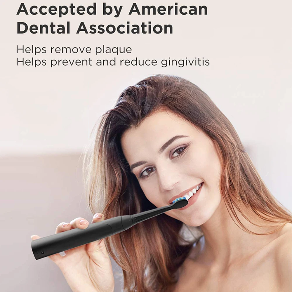 Fairywill Electric Toothbrushes for Adults Kids 5 Modes Smart Timer Rechargeable Whitening Sonic Toothbrush with 10 Brush Heads image 2