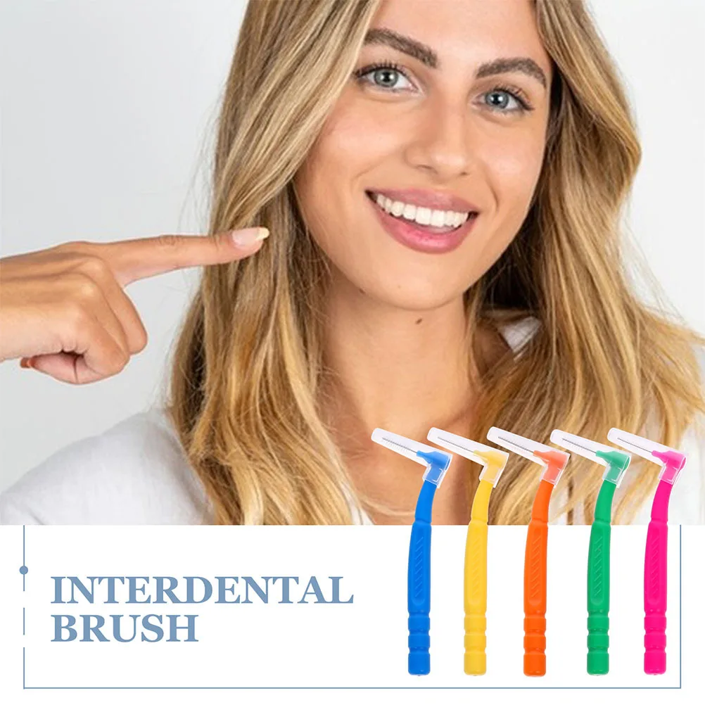 

30Pcs Interdental Toothbrush Orthodontic Lightweight Durable Teeth Cleaning Brush Portable Manual Toothbrush for Braces Travel