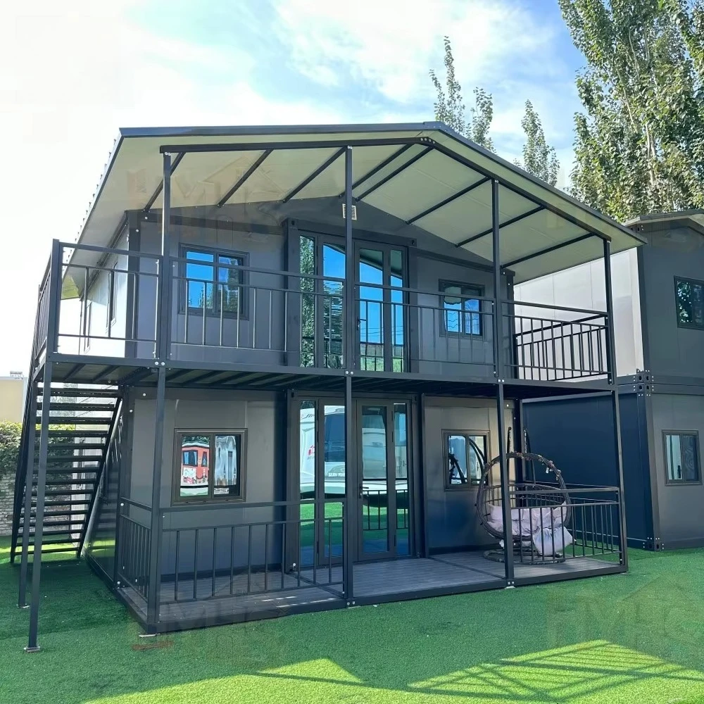 Customized Expandable Folding House Modular Prefab 20ft Container Home for Construction Site Office