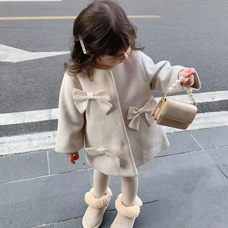 

Girls' Thickened Autumn And Winter New Style Children's Stylish Thickened Jacket With Cotton Wool Lining For Outerwear