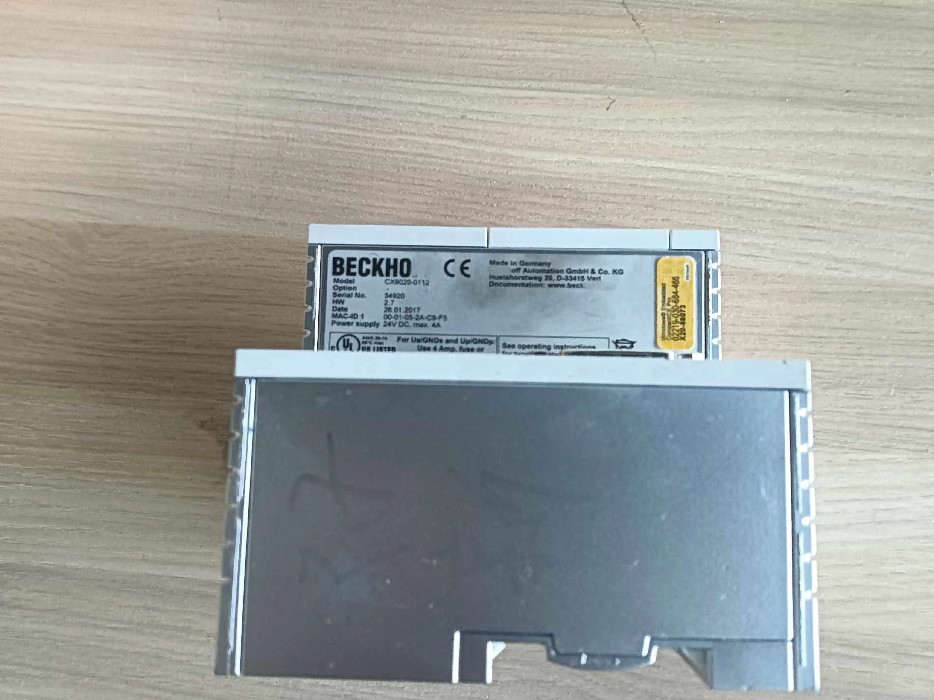 وحدة CX9020-0112 PLC لـ Beckhoff CX9020-0112